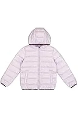 Champion Legacy Outdoor B (306868) - Chaqueta con capucha WR Light Cirè 40gr Small Script Logo, Orchidea (ORP), 11-12 años (L) Unisex - Niños FW24