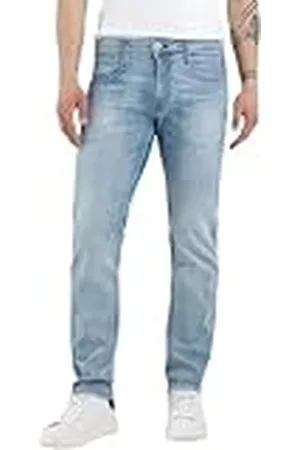Replay Vaqueros de hombre Anbass slim fit con power stretch, azul , 32W / 36L
