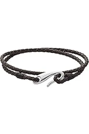 Skagen Pulsera Para Hombre Hulsten, Altura: 6 mm, Longitud: 190 mm, Ancho: 3 mm Plata Acero Inoxidable Pulsera, SKJM0174040