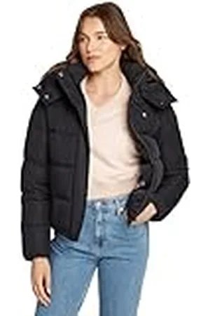 Calvin Klein Jeans MATTE MONOLOGO ND SHORT PUFFER Chaqueta acolchada Mujer, , XS