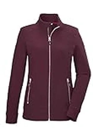 Killtec Mujer Chaqueta polar con cuello alto KOS 100 WMN FLC JCKT, weintraube, 44, 42802-000
