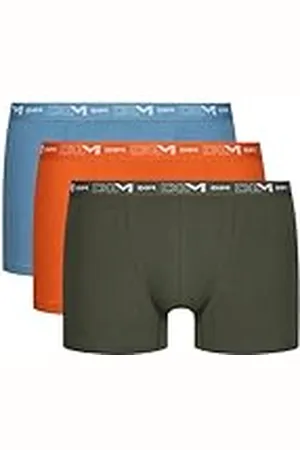 Dim Coton Stretch Respirant Maintien Optimal X3 Boxer, , L (Pack de 3) para Hombre