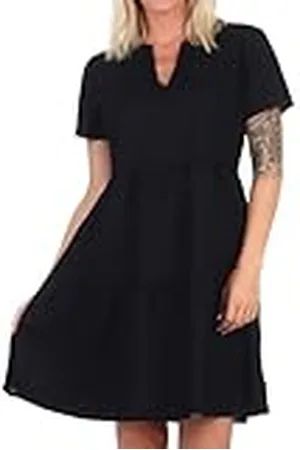 ONLY Onlzally Life S/S Thea Dress Noos Ptm Vestido, , S para Mujer