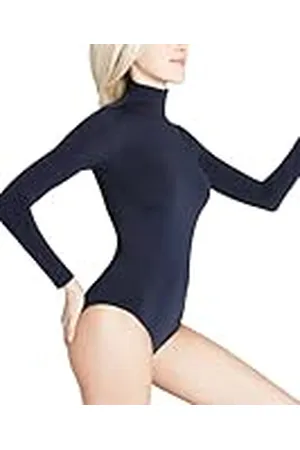 Falke Rich Cotton W Bo algodón manga larga 1 pieza, Bodi modeladora Mujer, , S 36-38