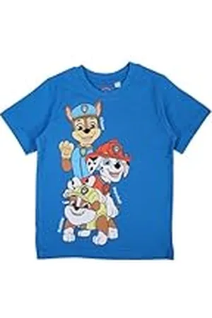 Disney Camiseta de Manga Corta niño Paw Patrol T-Shirt, , 3 años Unisex Kids