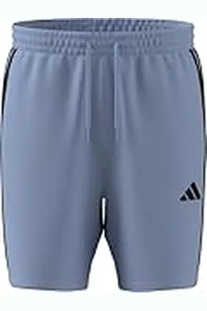 adidas Essential - Pantalones Cortos de Rizo francés con Tres Rayas para Hombre