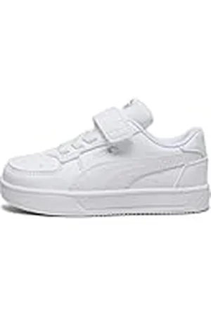 PUMA CAVEN 2.0 AC+ PS, Sneaker, White Silver Black, 35 EU