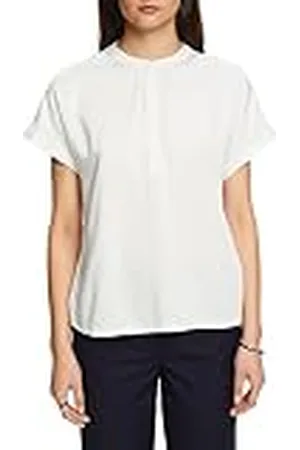 ESPRIT 993ee1k379 Camiseta, 110/blanco Roto, M para Mujer
