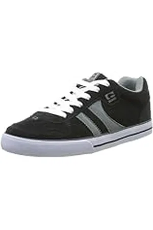 Globe Encore-2 - Zapatillas de Cuero Hombre, Color Gris, Talla EU 42 (UK 8/US 9)