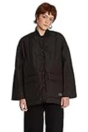 Volcom Fa Chrissieabbottxfrench Jkt, Chaqueta Mujer, Negro , L