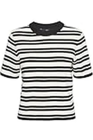 VERO MODA Vmgold SS O-Neck Jersey Camiseta de Punto, , S para Mujer
