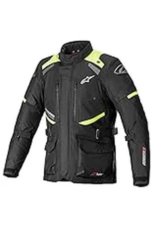 Alpinestars Andes V3 Drystar Jacket Black/Fluo Yellow Chaquetas, Negro y Amarillo Fluorescente, Small para Hombre