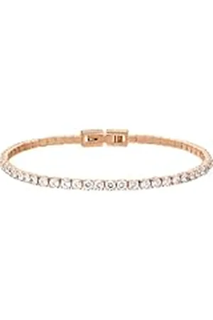 Bering Pulseras para mujer en oro rosa brillante – Arctic Symphony Collection con acero inoxidable – 646-37-190, talla única, Acero inoxidable, circón