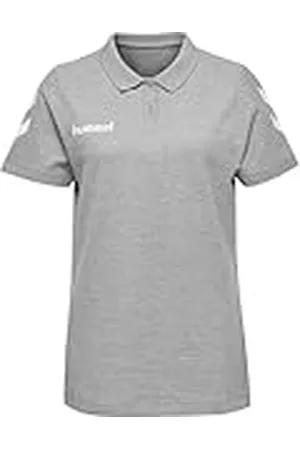 Hummel HMLGO Cotton Polo Woman Color: Grey Melange_Talla: S
