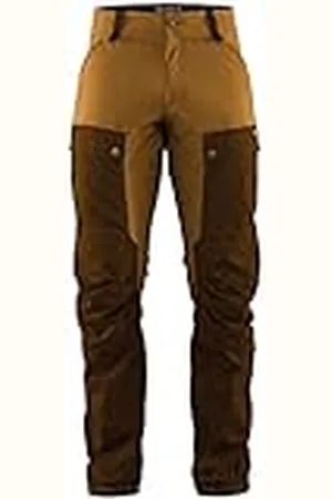 Fjällräven Keb M Pantalones de Senderismo con Bolsillos y Cremalleras, Hombre, Marrón (Chestnut/Acorn 230-166), 56