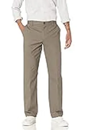 Amazon Pantalón Chino con Parte Delantera Plana Resistente a Las Arrugas y de Corte Clásico (Disponible en Tallas Grandes y Largos Especiales) Hombre, , 40W / 29L