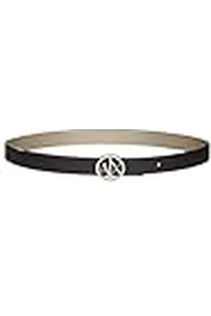 Armani Exchange Belt Buckle with Logo Cinturón, , 95 cm para Mujer
