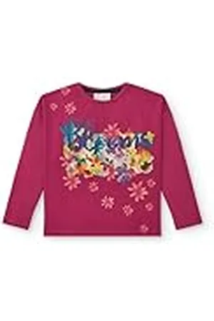 Tuc Tuc Camiseta Fucsia con Detalles Florales y Texto para niña colección Colorfield (Talla 7 años)