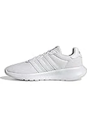adidas Lite Racer 3.0 Shoes, Zapatillas para Correr Mujer, Cloud White/Cloud White/Grey Two, 42 EU