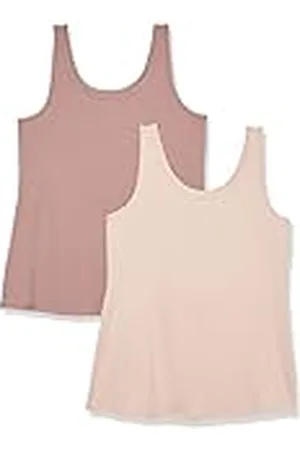 Amazon Camiseta de tirantes de talla grande Mujer, Pack de 2, , 6XL Grande