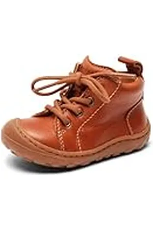 Bisgaard Gerle Lace, Zapatillas Unisex bebé, Marrón (Cognac 66), 25 EU