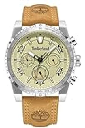 Timberland Reloj Analógico para Hombre de Cuarzo con Correa en Cuero TDWGF2230404