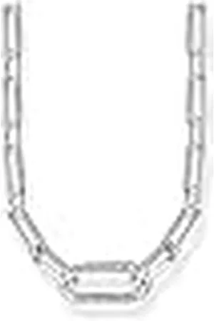 Thomas Sabo Collar para mujer de de ley 925 ennegrecida, longitud 45 cm, KE2110-643-14-L45V, 45cm, esterlina, Circonia cúbica