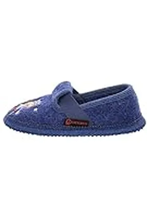 Giesswein Tübingen Zapatillas, Niños, Azul (Capri Blue), 24 EU