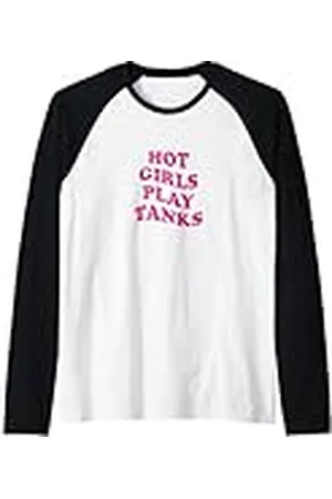 Fantasy Chicas Calientes Jugar Tanques Camiseta Manga Raglan