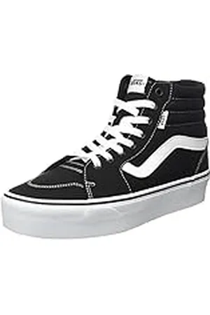 Vans Filmore Hi Platform Zapatillas Para Mujer, Canvas Black/White, 38 EU