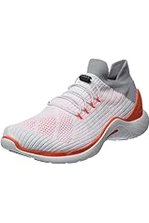 UYN City Running, Sneaker Hombre, White/Orange, 40 EU