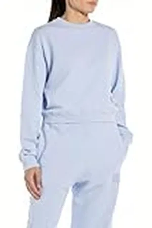 Replay Sudadera de algodón Mujer, Morado (Bright Periwinkle 667), L
