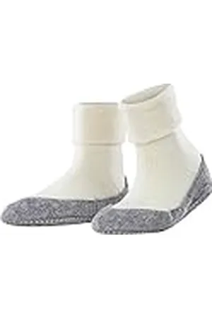 Falke Cosyshoe W Hp lana puños en la suela 1 par, Calcetines para casa Mujer, Blanco Off-White 2049, 41/42 EU
