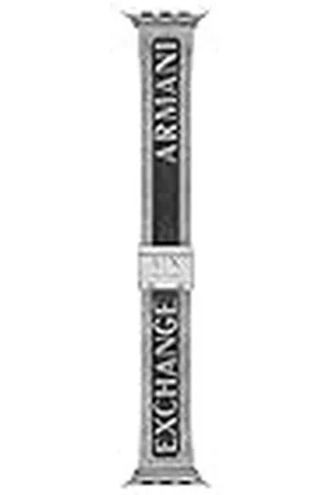 Armani Exchange Correa para hombre para Apple Watch de acero inoxidable de 42 mm/44 mm/45 mm, AXS8029