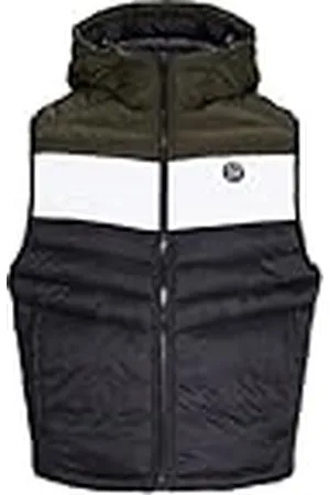 JACK & JONES JACK&JONES JUNIOR Jjesprint Puffer Bodywarmer Hood Jnr Chaleco, , 152 cm para Niños