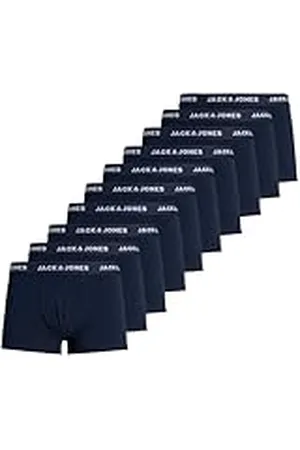 JACK & JONES Calzoncillos tipo bóxer para hombre (paquete de 10)XXL