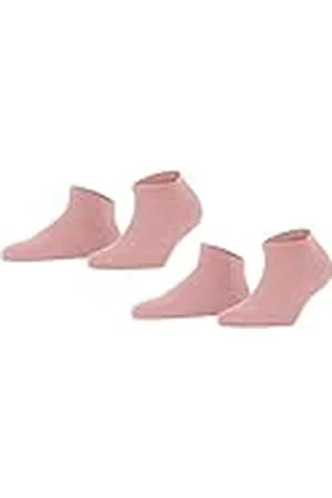 Falke Happy Double Pack W Sn algodón lisos 2 pares, Calcetines cortos Mujer, , 39-42
