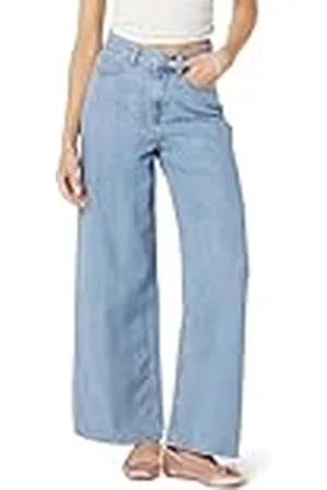 THE DROP Alba Wide-Leg Relaxed Denim Pantalones, , 57