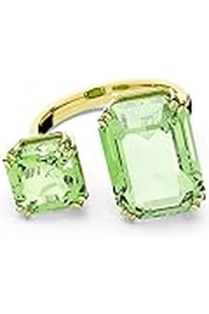 Swarovski Anillo Millenia para Mujer, Cristales Talla Octágono, Baño en Tono Oro, , Talla 60, de la Colección Millenia de