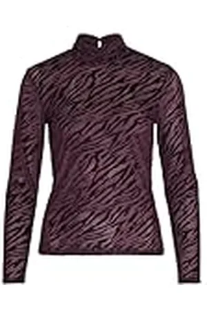 VILA Vimaxa-Camiseta de Cuello Alto L/S Blusa de Manga Larga, , L para Mujer