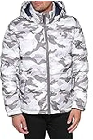 Tommy Hilfiger Hooded Puffer Jacket Abrigo Alternativo de plumón, , M para Hombre