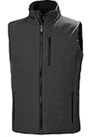 Helly Hansen Mens Crew Insulated Vest 2.0, 2XL, Ebony