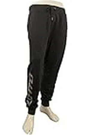 Lotto Devin III Pants Rib FL - Pantalones para Hombre, Color Negro/Gris, Talla 2XL