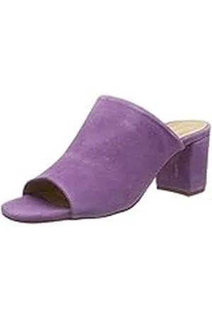 Pieces® Psmela Suede Mule, Sandalias con Punta Abierta Mujer, Morado (Lavender Lavender), 42 EU