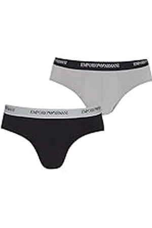 Emporio Armani Underwear CC717, Boxer Hombre, Negro/Gris, XXL