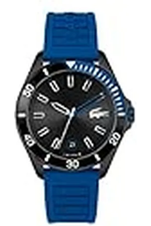 Lacoste Reloj Analógico de Cuarzo para Hombre Colección TIEBREAKER con Correa de Silicona Azul - 2011262