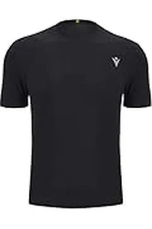 macron Run Scd Brandon Seamless Camiseta SS Man Blk/Nyel, Hombres, , XX-Large