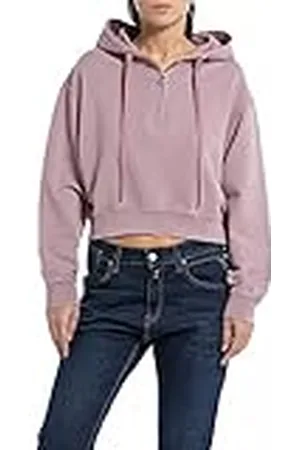 Replay W3103 Sudadera con Capucha, , L para Mujer