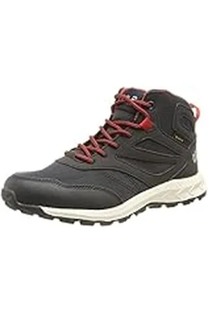 Jack Wolfskin Woodland Texapore Mid K, Zapatillas para Caminar, Night Blue Red, 27 EU