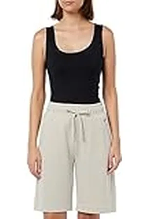 Champion Legacy American Classics W-Light Powerblend Terry High-Waist Pantalones Cortos, Gris Plateado, S Mujer
